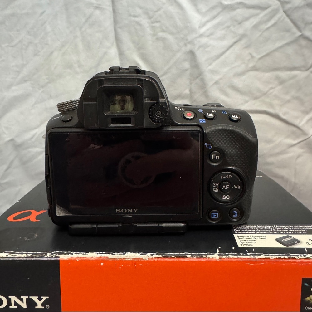 Sony Alpha A55 DSLR Camera w/2 Lenses, Batteries, & Chargers (SLT-A55VL) - Picture 6 of 15